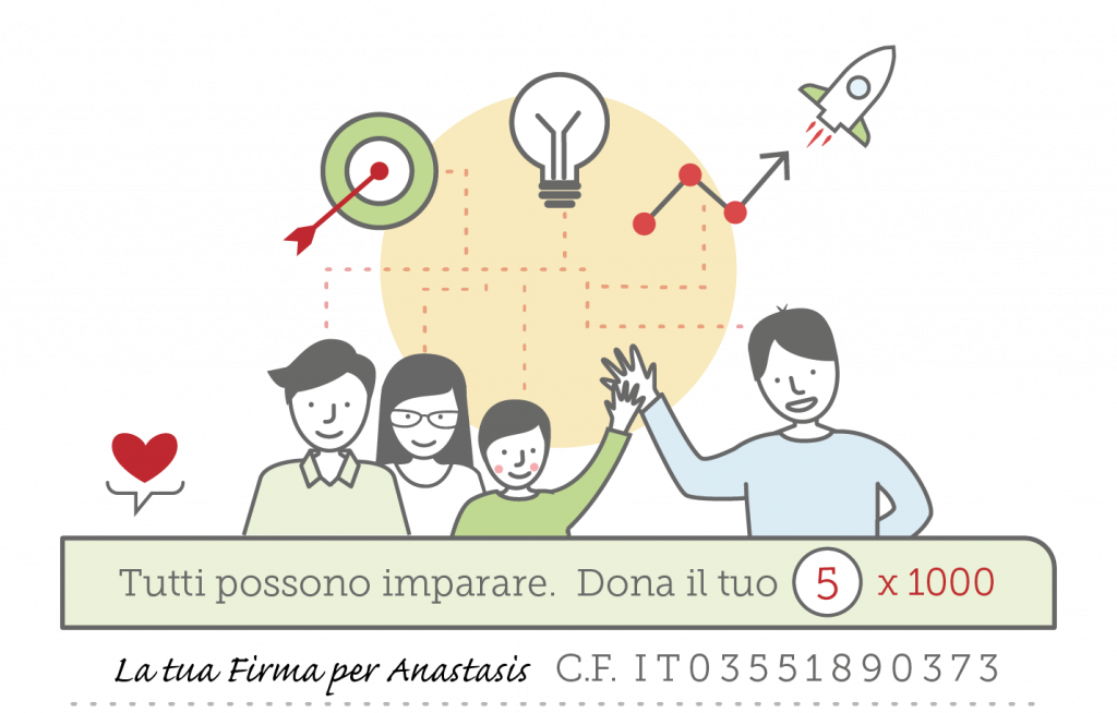 Tutti possono imparare con il tuo 5 x 1000 ad Anastasis