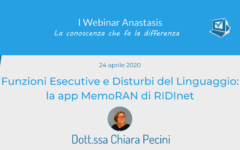 Webinar RIDInet Chiara Pecini - estratto sulle Funzioni Esecutive