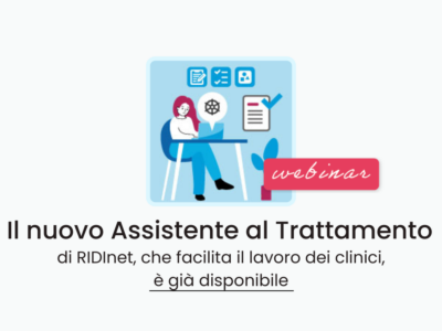 Locandina del webinar sull'assistente al trattamento di RIDInet