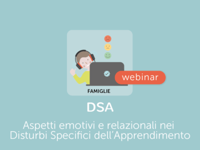 Webinar DSA EMOZIONI Famiglie