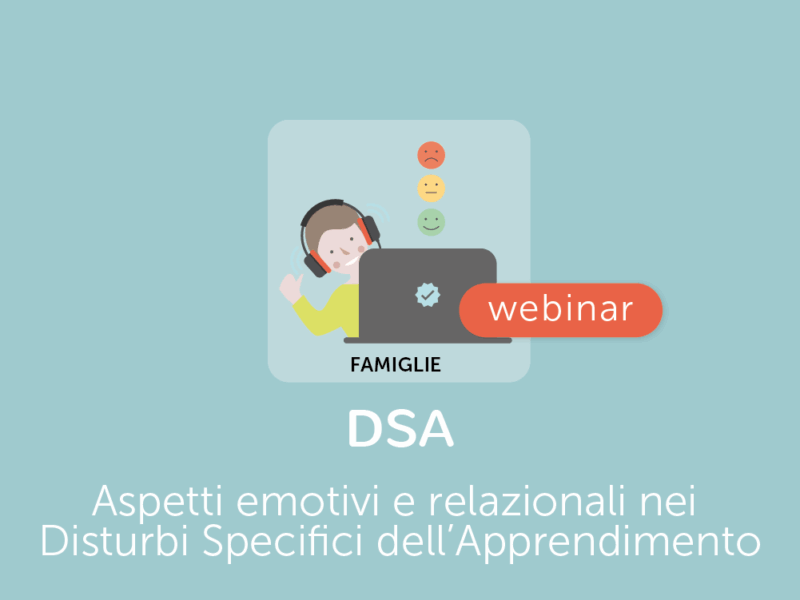 Webinar DSA EMOZIONI Famiglie