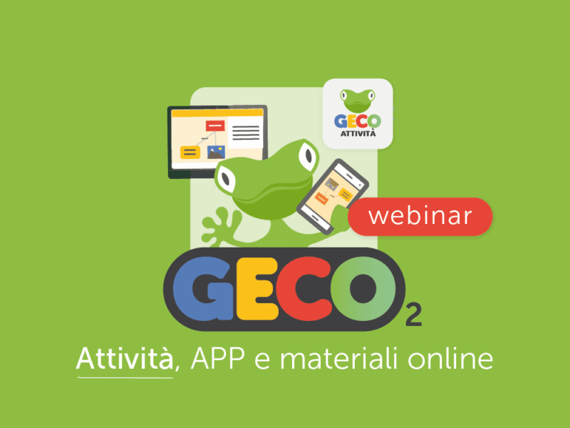 Webinar GECO 2 e attività