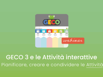 Geco3 - pianificare, creare e condividere le Attività