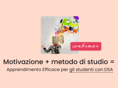 Locandina del webinar sul metodo di studio DSA